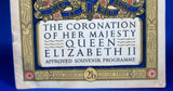 Coronation Program Queen Elizabeth II England 1953 Programme Official Program