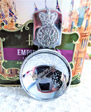 Queen Elizabeth II Coronation Tea Caddy Spoon 1953 Chrome Plate Tea Scoop
