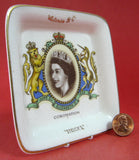Butter Pat Queen Elizabeth II Coronation 1953 Victoria BC Canada