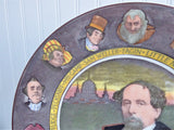 Royal Doulton Charles Dickens 1960s Charger Plate Dickensware Book Characters Noke