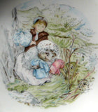 Wedgwood Mrs. Tiggy-Winkle Baby Bowl Child Feeder Beatrix Potter Hedgehog 1970s