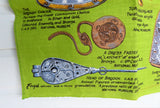 Tea Towel Irish Linen Ireland's Treasures Dish Towel Unused Tara Brooch Ardagh Chalice Kells