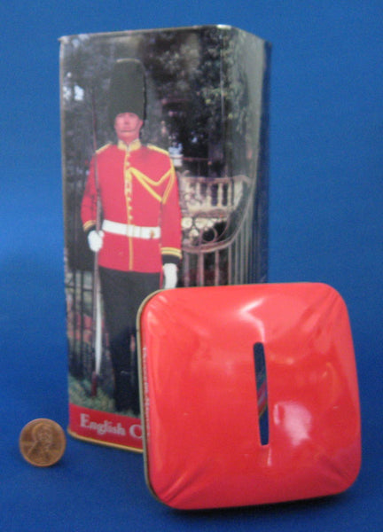 Tin Bank Coldstream Guards Russel Stover English Caramels London Souvenir Tin