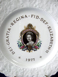 Queen Elizabeth II Silver Jubilee 1977 Fancy Square Plate Lord Nelson