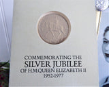 Queen Elizabeth II Silver Jubilee Crown 1977 Booklet Souvenir Coin