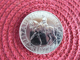 Queen Elizabeth II Silver Jubilee Crown 1977 Silver Souvenir Coin In Sleeve