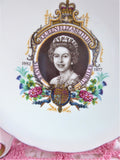 Queen Elizabeth II Silver Jubilee 1977 Souvenir Royal Grafton Small Dish Plate Bowl