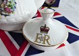 Queen Elizabeth II Silver Jubilee Teapot 1977 English Bone China Royal Memorabilia