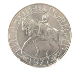 Commemorative Coin Queen Elizabeth II Jubilee 1977 Crown
