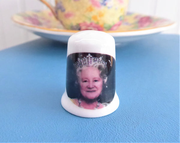 Thimble Queen Mum Queen Elizabeth Wife of King George VI Mother Queen Elizabeth