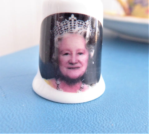 Thimble Queen Mum Queen Elizabeth Wife of King George VI Mother Queen ...
