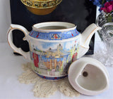 Sadler England Teapot 1980s London Thameside Tower Of London Tower Bridge Beefeater