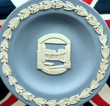 Wedgwood Round Dish Blue Jasper Romans Baths Bath England Small Plate