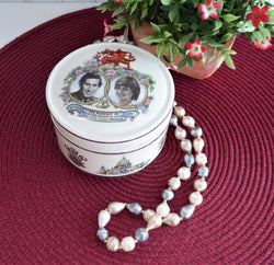Sadler Powder Box Royal Wedding Charles Diana Jewelry Box 1981 Trinket