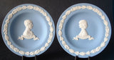 Royal Wedding Charles And Diana Wedgwood Jasperware Dish Pair 1981