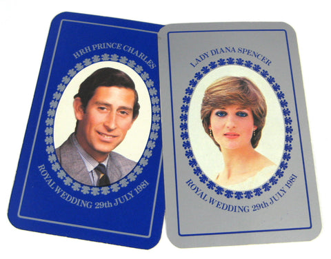 Playing Cards Princess Diana And Prince Charles Wedding 1981 Double Deck