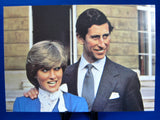 Charles Diana Royal Wedding Postcard Fab Photo 1981 Lady Diana Engagement