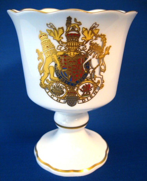 Charles And Diana Royal Wedding 1981 Royal Worcester Fancy Goblet Bone China