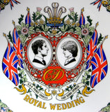 Wedgwood Plate Royal Wedding Charles Diana Ironstone 1981 Colorful 10 Inches