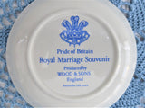 Charles And Diana Royal Wedding Pin Dish Tea Bag Holder 1981 Royal Souvenir