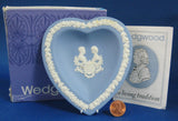 Heart Dish Birth Prince William Charles Diana Wedgwood 1982 Jasperware Boxed