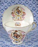 Birth Of Prince William Charles And Diana Cup And Saucer 1982 Regency