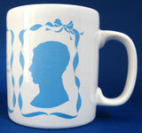Mug Birth Of Prince William 1982 Charles And Diana Ceramic Blue White