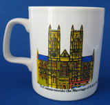 Souvenir Mug Prince Andrew And Fergie 1986 Royal Wedding Royal Commemorative