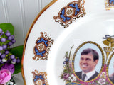 Prince Andrew And Fergie Souvenir Plate Royal Wedding 1986 Royal Commemorative