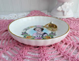 Coalport Queen Elizabeth II 60th Birthday Dish Bowl 1986 Lovely