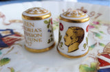 Thimble Pair Queen Victoria Albert Royal Crown Derby 150th Anniversary of Accession