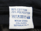 London England Souvenir Sweatshirt Navy Embroidered Medium 1990s