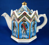 Teapot Battle Of Trafalgar Lord Nelson Octagonal Naval Heroes Made In England