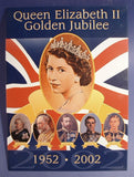 Tin Sign Queen Elizabeth II Golden Jubilee Geaneology 2002 Royal Souvenir