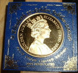 Queen Elizabeth II Gold Jubilee Commemorative Medallion Mint Cased Medal 2002