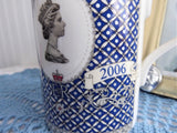 Queen Elizabeth II 80th Birthday Mug 2006 Mint Original Box Sadler