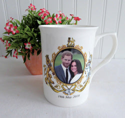 Harry And Meghan Markle Royal Wedding Mug Adderley Bone 2018 Royal Commemorative
