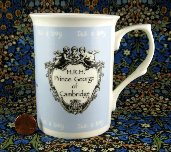 Mug Birth Of Prince George 2013 William Kate Adderley English Bone China