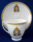 Shelley Cup and Saucer King Edward VIII Abdicated 1937 York Shape
