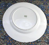 Shelley England Dinner Plate Empress Green Bone China 10.75 Inches Dinner Party