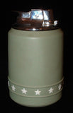 Wedgwood Green Jasper Lighter Ronson Federal Eagle 1970s