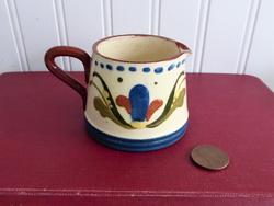 Mottoware Creamer Aller Vale Torquay Tak A Little Craim 1880s Victorian Scandy Motto Ware