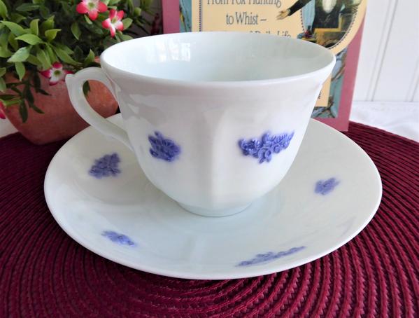 Adderleys Cup And Saucer Grandmothers Chelsea Sprigged 1890s