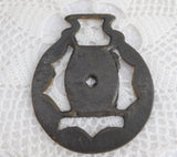Barrel Horse Brass Keg English Victorian Brass Breweriana 1890s Harness Brass