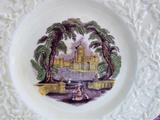 Plate Mason's Oak Polychrome Transfer Embossed Border 6 Inch Side Bread