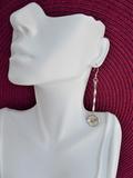 Necklace And Earrings George V Threepence Salt Spoons Sterling Silver Barley Twist 1920s Sterling Rope Chain