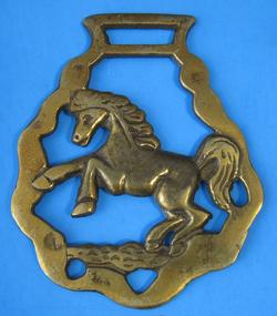 Horse Brass Rearing Horse England Pub Brasses 1920s Harness Ornament