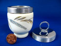 Royal Worcester Egg Coddler Single Harvest Ring Wheat 1920-1930s