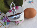 Egg Coddler Royal Worcester Single Unknown Floral Branch Pattern 1920-1930s 1 Egg