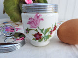 Egg Coddler Royal Worcester Single Unknown Floral Branch Pattern 1920-1930s 1 Egg